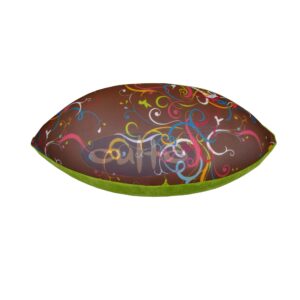 Mio Trinity klein Ornament braun, Plüsch grün, 60 x 25 x