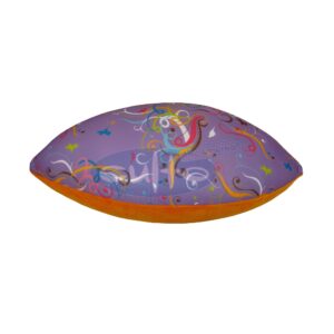 Mio Trinity klein Ornament lila, Plüsch orange, 60 x 25 x